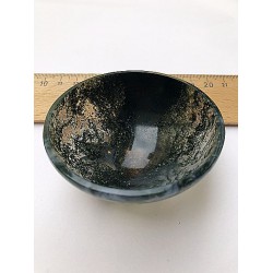 Schale aus Moosachat ( 43 g )